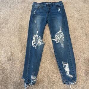 Ladies Cello Distressed Jeans SZ 7